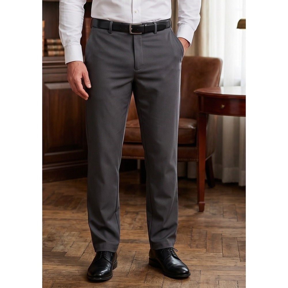 Slazenger‎ Golf Pants Men's 38x30 Black Lightweight Stretch Casual Flat Front
